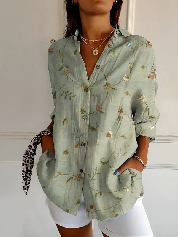 Maia™ - Florale Komfortbluse - Aurélie Mode