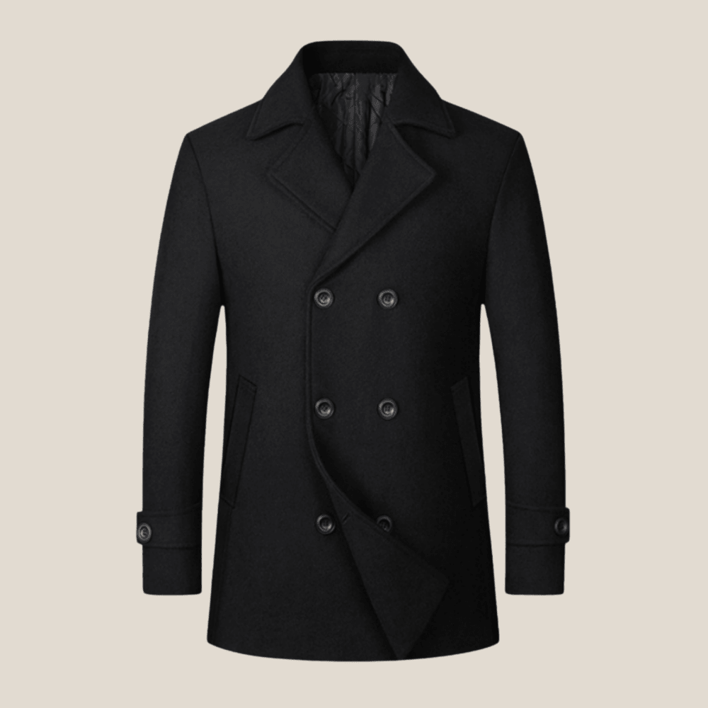 Marcello™ – Manteau double boutonnage élégant en laine premium - Aurélie Mode
