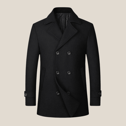 Marcello™ – Manteau double boutonnage élégant en laine premium - Aurélie Mode