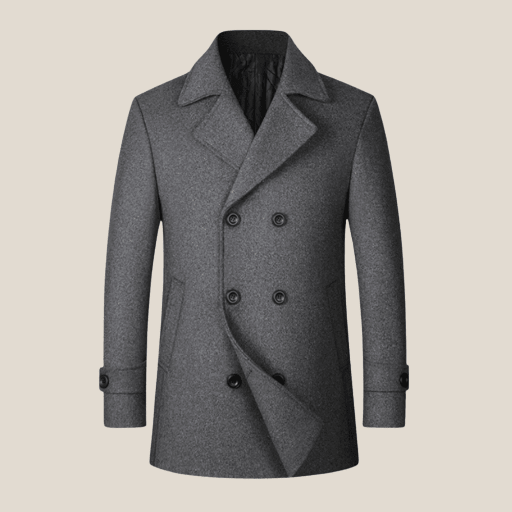 Marcello™ – Manteau double boutonnage élégant en laine premium - Aurélie Mode