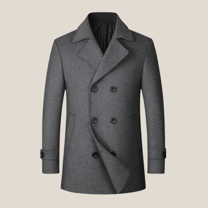 Marcello™ – Manteau double boutonnage élégant en laine premium - Aurélie Mode