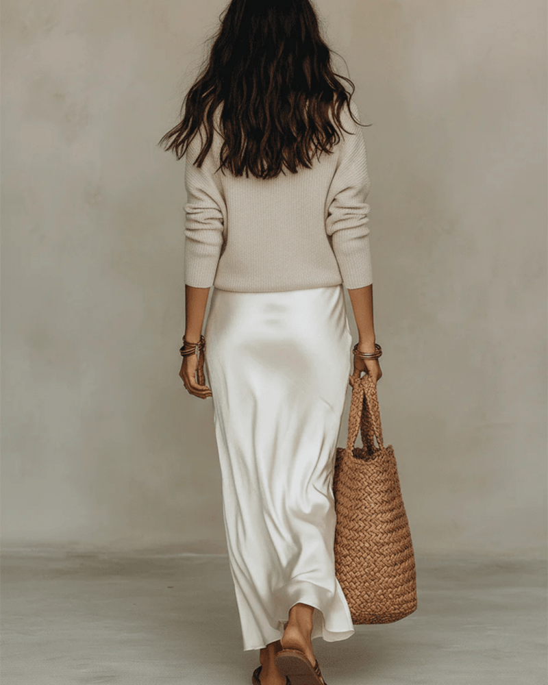 Mila™ - Elegantes Zweifarbiges Midikleid - Aurélie Mode