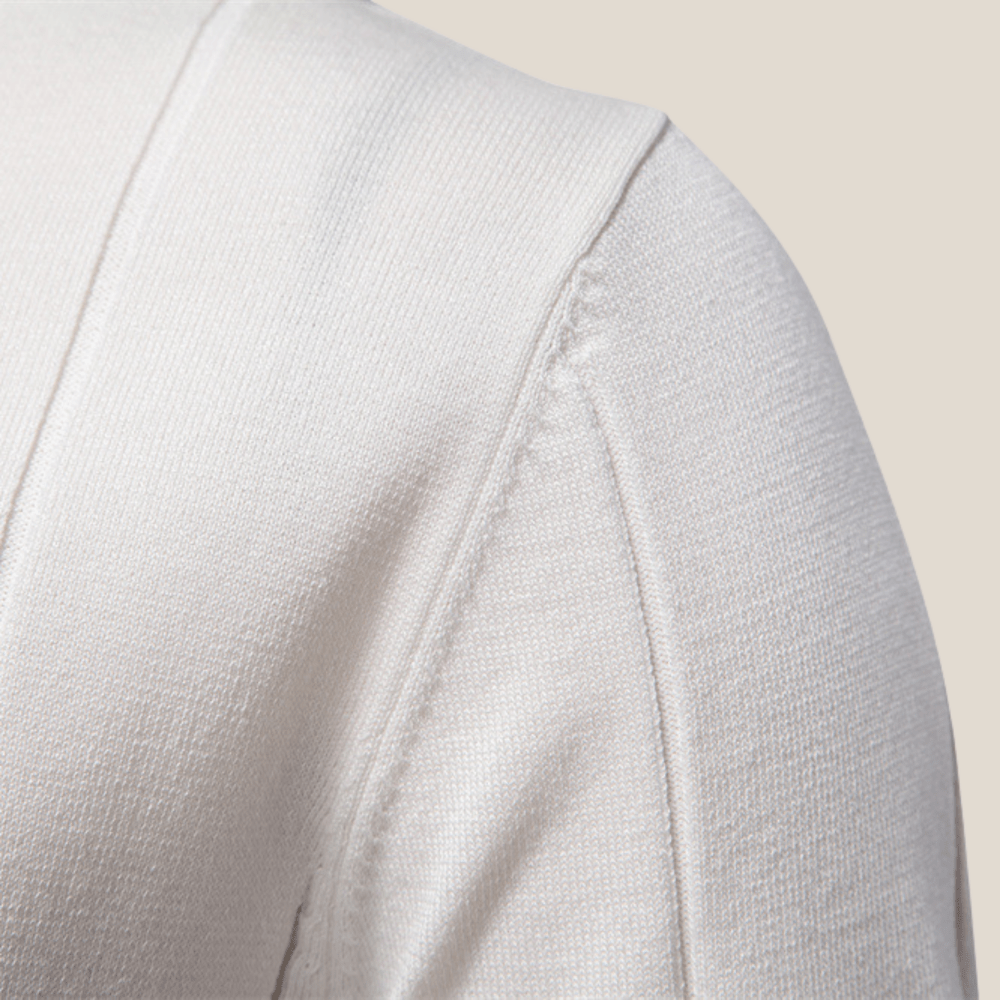 Parma™ - Geripptes Zip - Polo mit Ärmelstreifen - Aurélie Mode