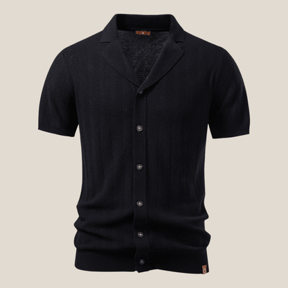 Portofino™ - Elegantes Strickhemd mit Knopfleiste - Aurélie Mode