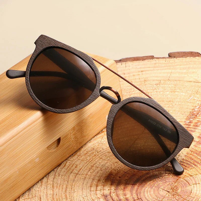 Premium Holz - Sonnenbrille Romeo™ - Aurélie Mode
