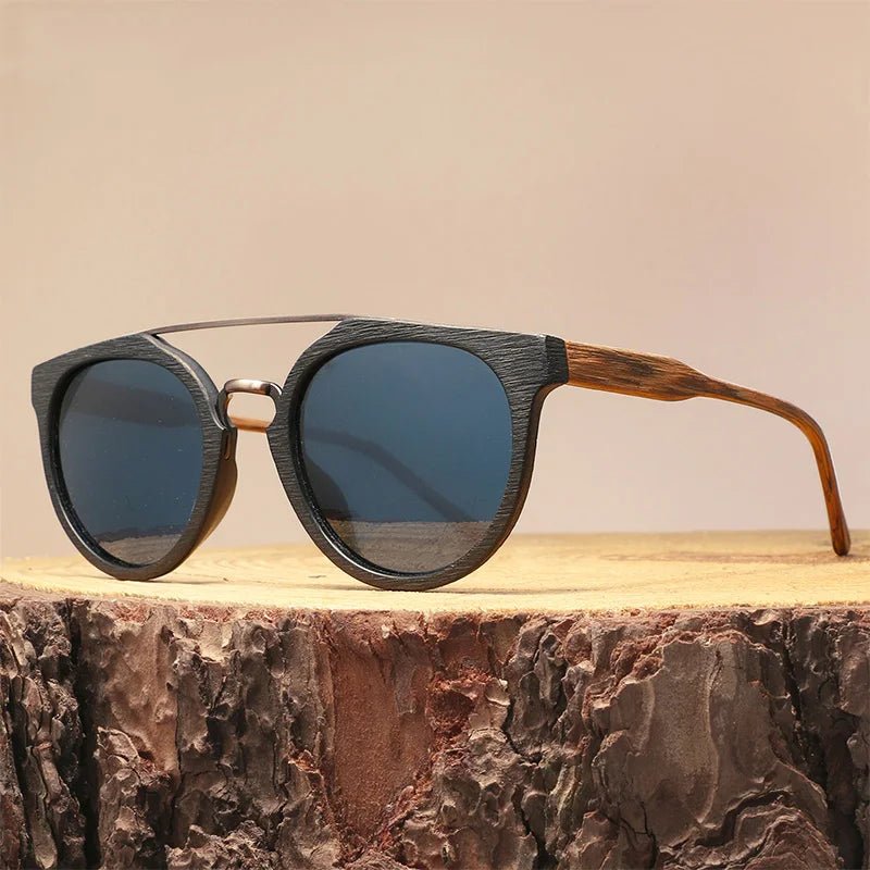 Premium Holz - Sonnenbrille Romeo™ - Aurélie Mode