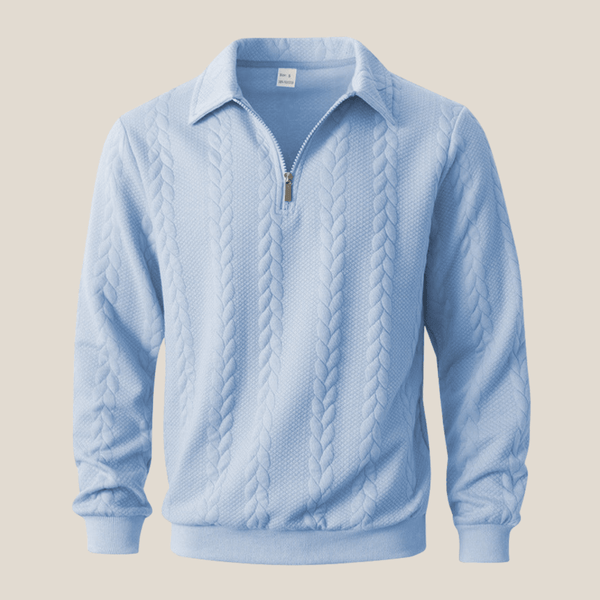 Ravello™ – Italienisches Quarter Zip Polo - Aurélie Mode