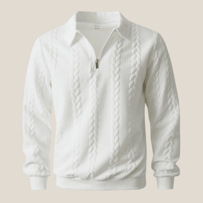 Ravello™ – Italienisches Quarter Zip Polo - Aurélie Mode