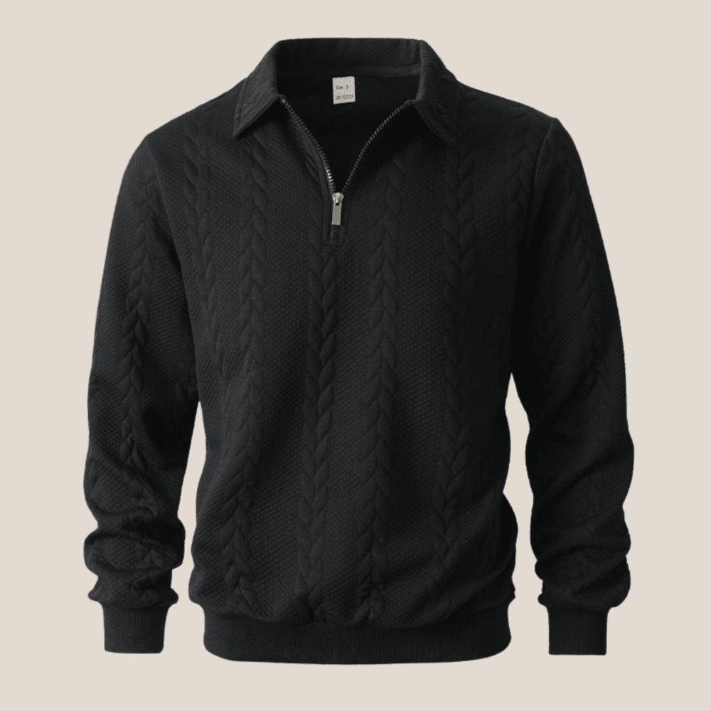 Ravello™ – Italienisches Quarter Zip Polo - Aurélie Mode