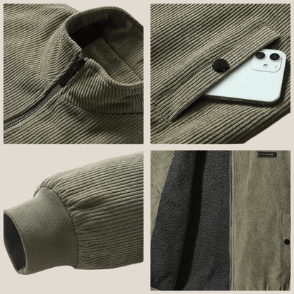 Remy™ - Veste en velours côtelé avec doublure en polaire - Aurélie Mode