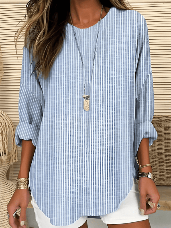 Rhea™ - Trendy Gestreifte Bluse - Aurélie Mode