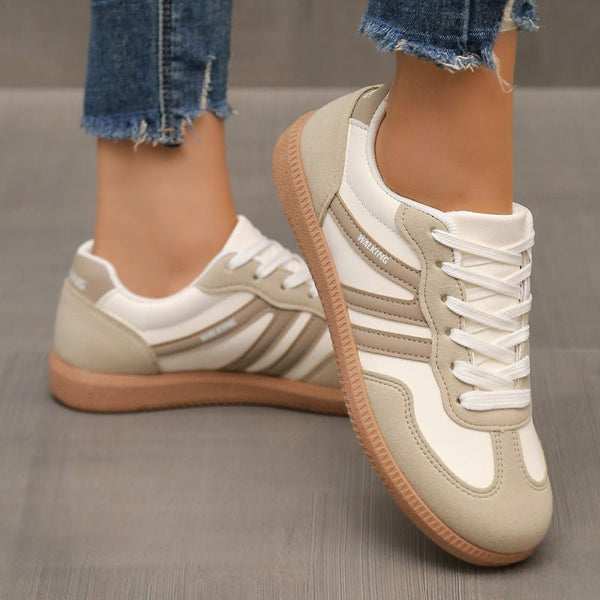 Sambia™ - Trendige Bequeme Sneakers in Beige - Aurélie Mode