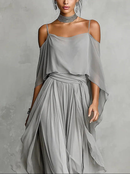 Selene™ - Elegantes Fließendes Maxikleid - Aurélie Mode