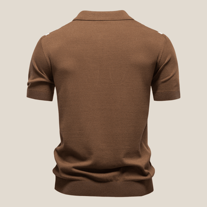 Siena™ - Klassisches Strickpolo mit Streifen - Aurélie Mode