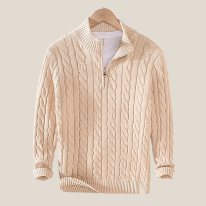 TAEBAEK Zip - Kabelpullover - Aurélie Mode