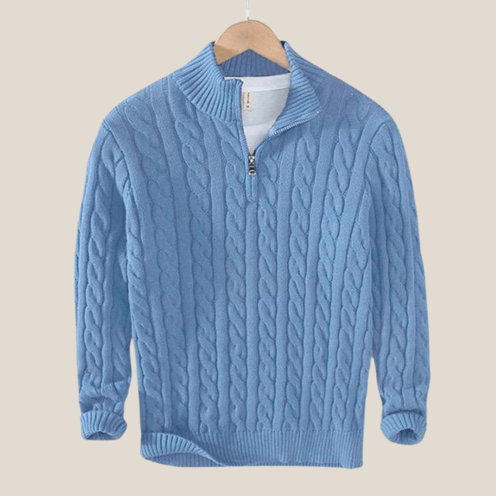 TAEBAEK Zip - Kabelpullover - Aurélie Mode