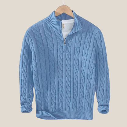 TAEBAEK Zip - Kabelpullover - Aurélie Mode