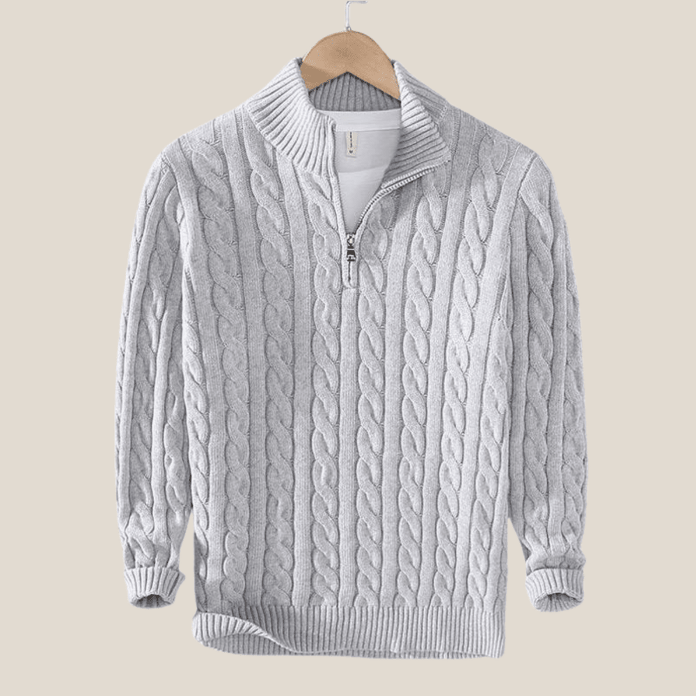 TAEBAEK Zip - Kabelpullover - Aurélie Mode