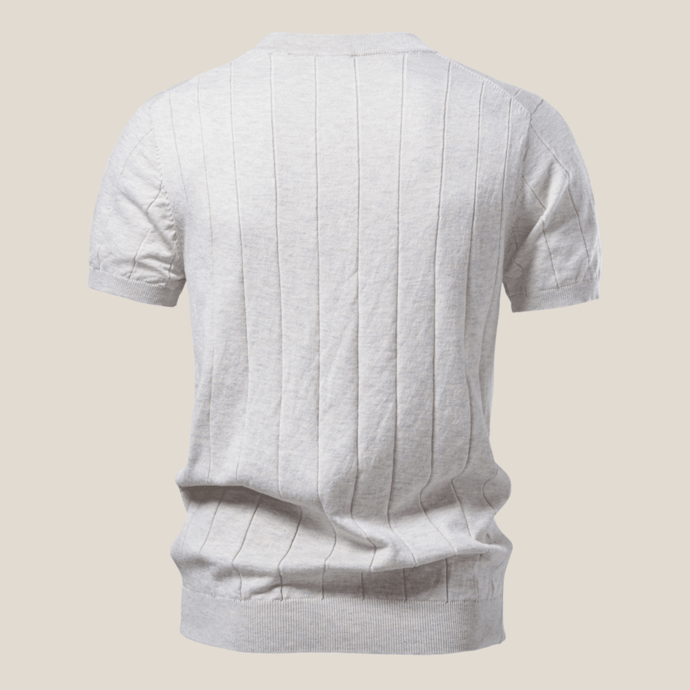 Torino™ - Geripptes Strick - T-Shirt - Aurélie Mode