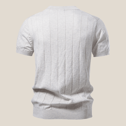 Torino™ - Geripptes Strick - T-Shirt - Aurélie Mode