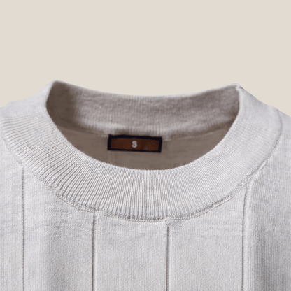 Torino™ - Geripptes Strick - T-Shirt - Aurélie Mode