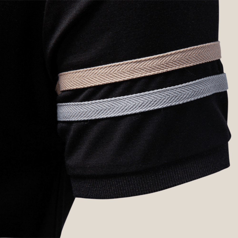 Trento™ - Sportliches Zip - Polo mit Streifendetails - Aurélie Mode