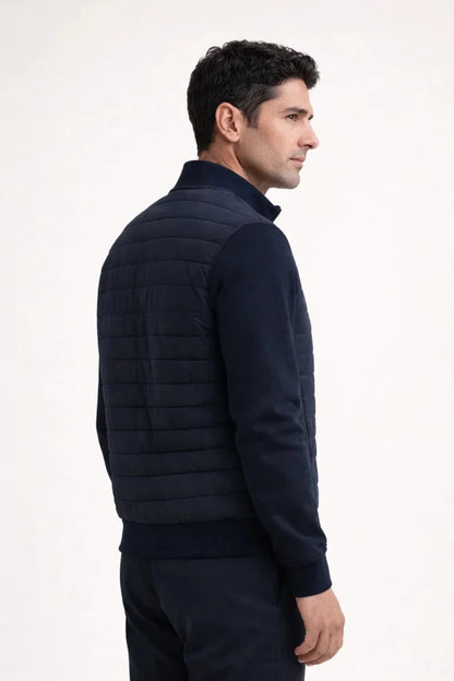 Urban™ - Gepolsterte Jacke in Marineblau - Aurélie Mode