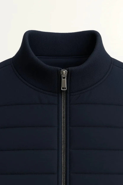 Urban™ - Gepolsterte Jacke in Marineblau - Aurélie Mode