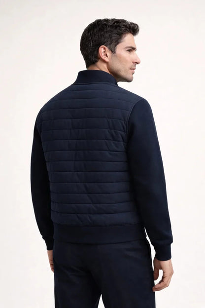 Urban™ - Gepolsterte Jacke in Marineblau - Aurélie Mode