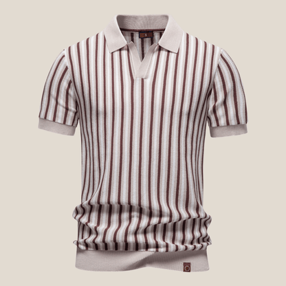 Verona™ - Gestreiftes Retro - Strickpolo - Aurélie Mode