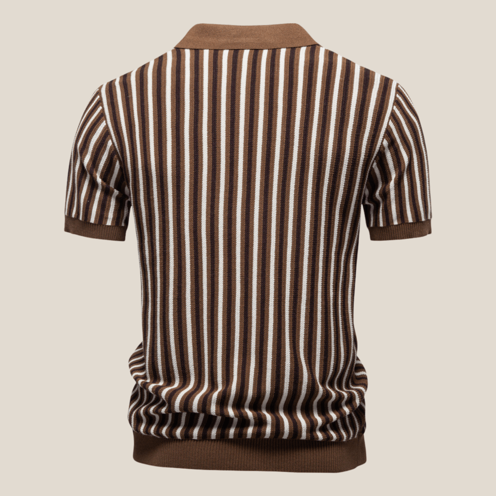 Verona™ - Gestreiftes Retro - Strickpolo - Aurélie Mode