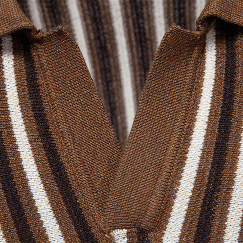 Verona™ - Gestreiftes Retro - Strickpolo - Aurélie Mode