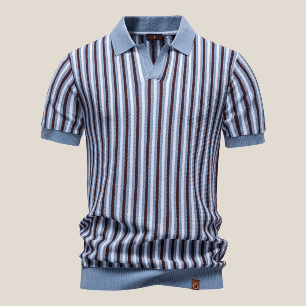 Verona™ - Gestreiftes Retro - Strickpolo - Aurélie Mode