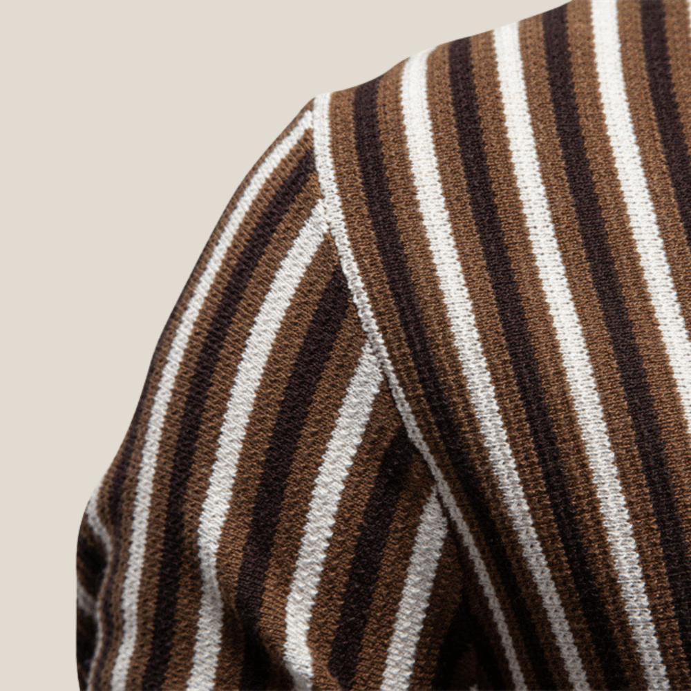 Verona™ - Gestreiftes Retro - Strickpolo - Aurélie Mode